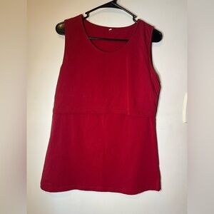 Women’s size large red tank top